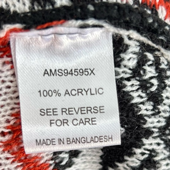 ALISON ANDREWS Black Rust Open Cardigan Sweater 2X - Picture 4 of 7